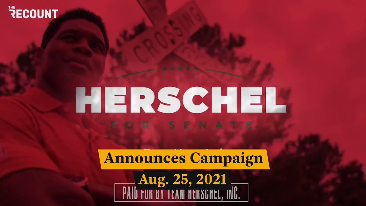 A timeline of Herschel Walker's GOP Senate campaign so far: