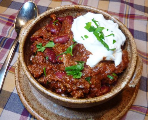 Chili con carne is perfect for Super Bowl parties — and a quick meal