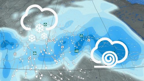 Blowing snow could lead to blizzard conditions on the Prairies