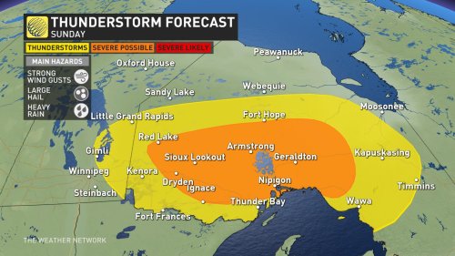 Unusual warmth leads to rare October severe storm threat in Ontario