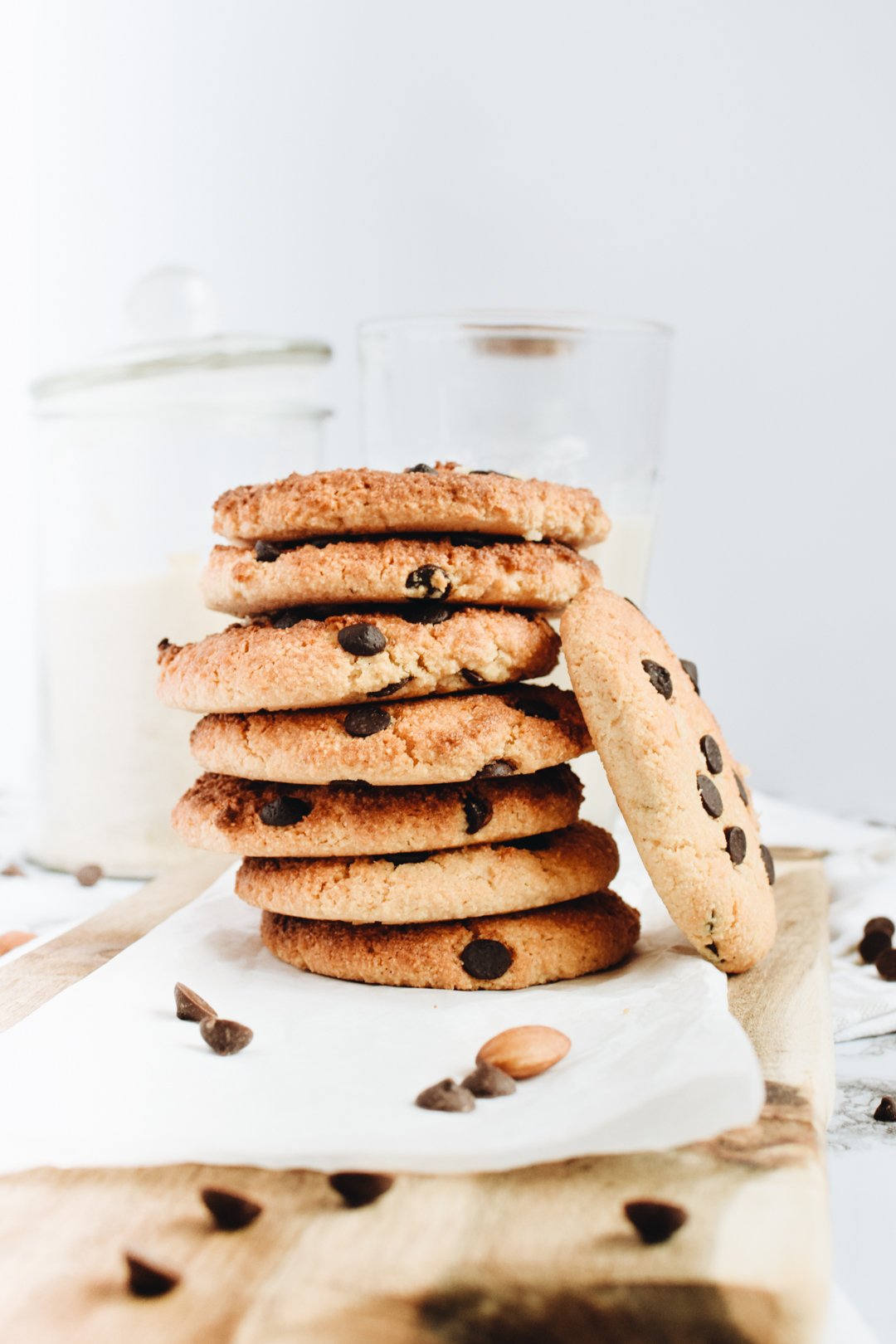 Vegan Almond Flour Chocolate Chip Cookies
