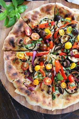 Grilled Vegetable Pizza Recipe