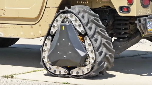 DARPA’s Amazing Reconfigurable Wheel Tracks Go From Wheel To Track In Two Seconds Flat
