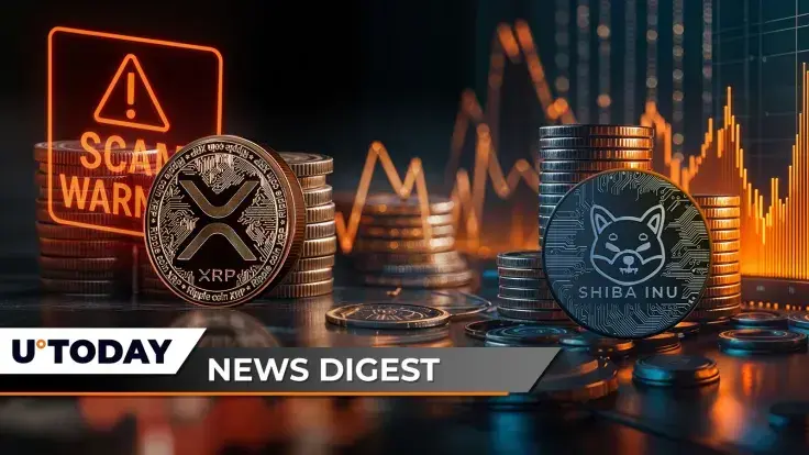 Shiba Inu (SHIB) Spikes 200% in Volume, Ripple Partner Exchange Drops Scam Alert for XRP Community, Dogecoin on Verge of Golden Cross Flip — Crypto News Digest