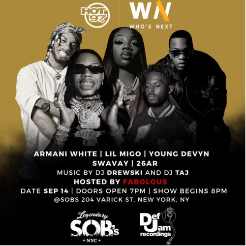 Def Jam And 4th & B‘Way Team Up With Hot 97 For ‘Who’s Next’ Showcase