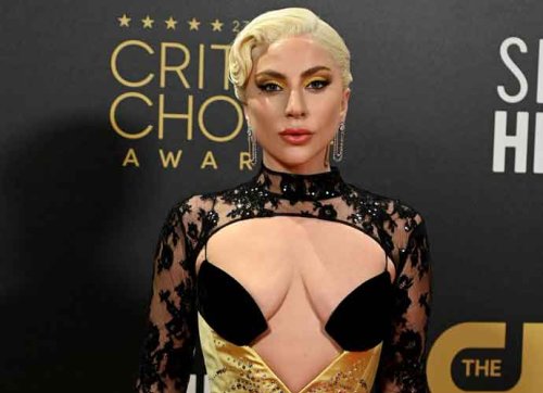Lady Gaga Wows In Revealing Gucci Bombshell Dress At Critics Choice Awards