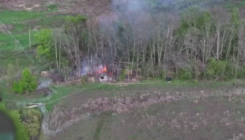 Ukrainian border guards destroy Russian ammo depot in Kharkiv region using FPV drones