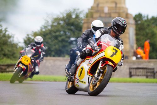 2022 Suzuki Live To Parade Sheene 500cc GP Racebikes at Cadwell Park