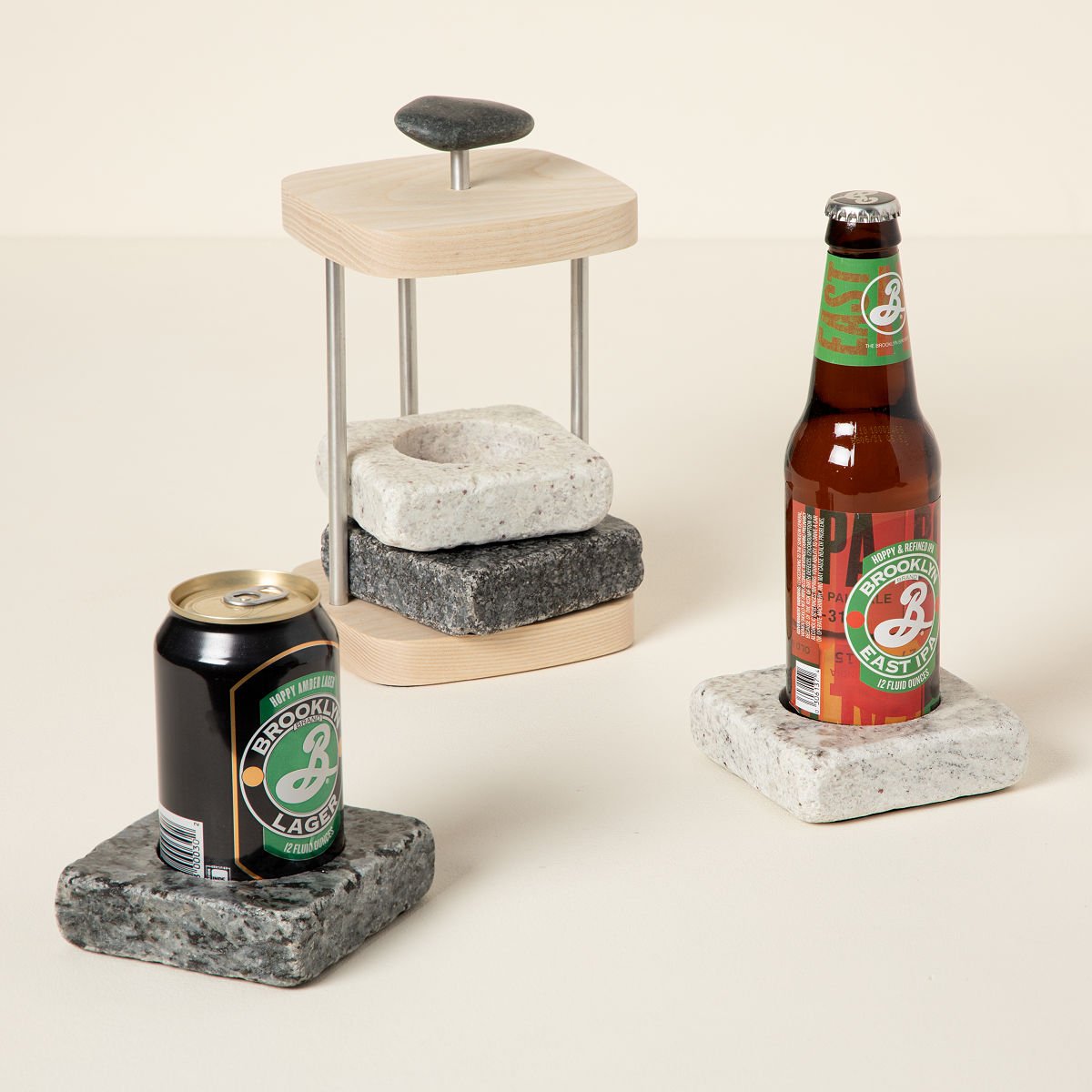 Craft beer chilling coasters