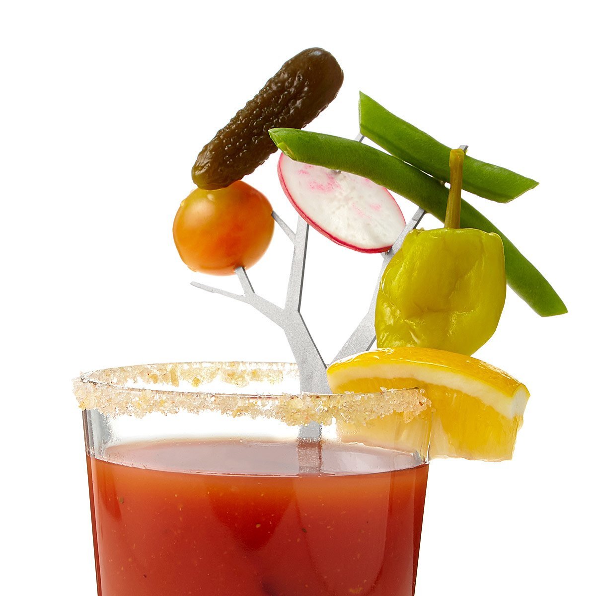 Embellish your Bloody Mary with a cocktail branch