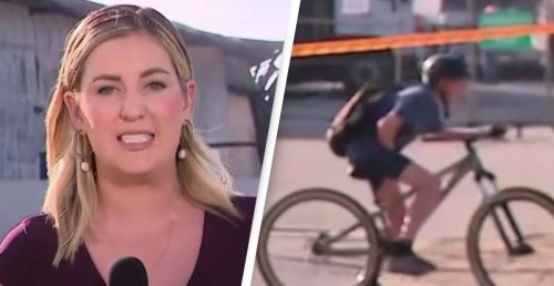 Man’s Bike Fail In The Most Painful Place Possible Captured Live On TV