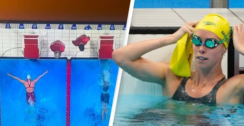 Reason Australian Swimmer Tied With Competitor Despite Touching Wall First Revealed