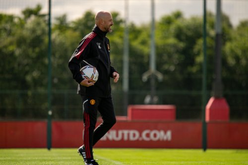 Erik ten Hag shakes hands with Manchester United star and doesn't want to let go
