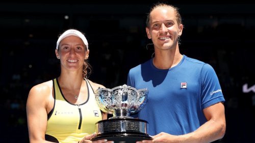 Australian Open: a vitória de Luisa Stefani e Rafael Matos em imagens
