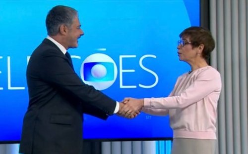 Bonner entrega passado com Renata Lo Prete antes da Globo: 'Volta no tempo'