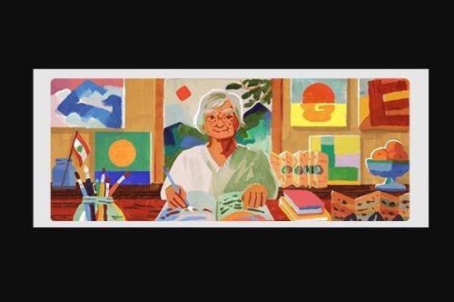 Google Doodle honors Lebanese American poet, artist Etel Adnan