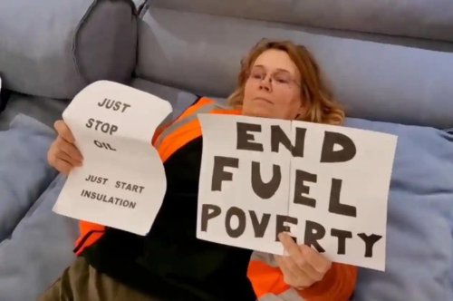 Just Stop Oil activists protest in London against high energy bills