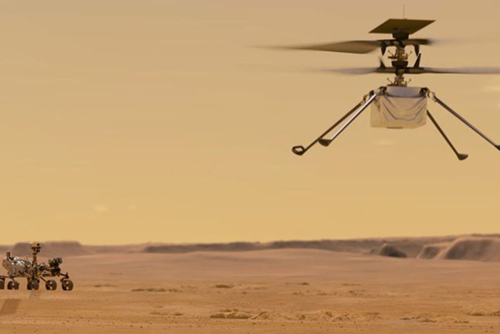 Mars helicopter begins to scout for Perseverance rover with longest flight