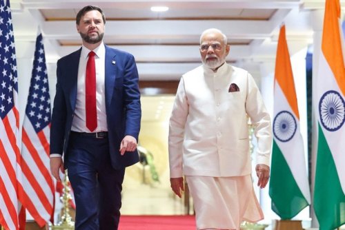 JD Vance in Dehli to talk trade with Indian PM Narendra Modi