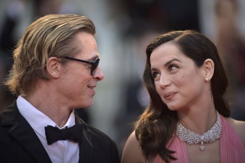 Ana De Armas Brad Pitt Attend Blonde Premiere In Venice Flipboard