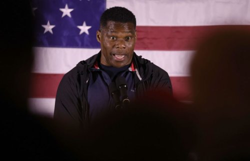 Please Enjoy Herschel Walker Spewing Gibberish About Border Walls, The Wall Around His House, His Dog, And Other Things