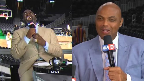 Shaq Almost Fell Over As Charles Barkley Talked About How He ‘Would Love To Sit On Top Of The Monster’