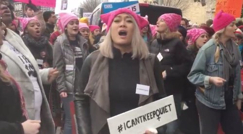 These Protestors Who Never Met Before Flawlessly Performed A Women’s March Anthem
