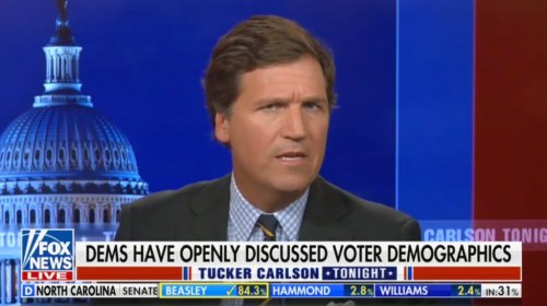 Tucker Carlson, Who Has Been Talking About ‘Replacement Theory’ For A While Now, Is Now Claiming To Not Know What It Is