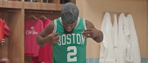 Jayson Tatum Gave Kevin Hart One Of His Son Deuce’s Jerseys To See If It’d Fit Him