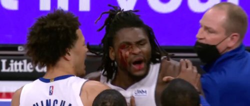 Isaiah Stewart Went Ballistic Trying To Fight LeBron James After He Cut Stewart With A Shot To The Eye