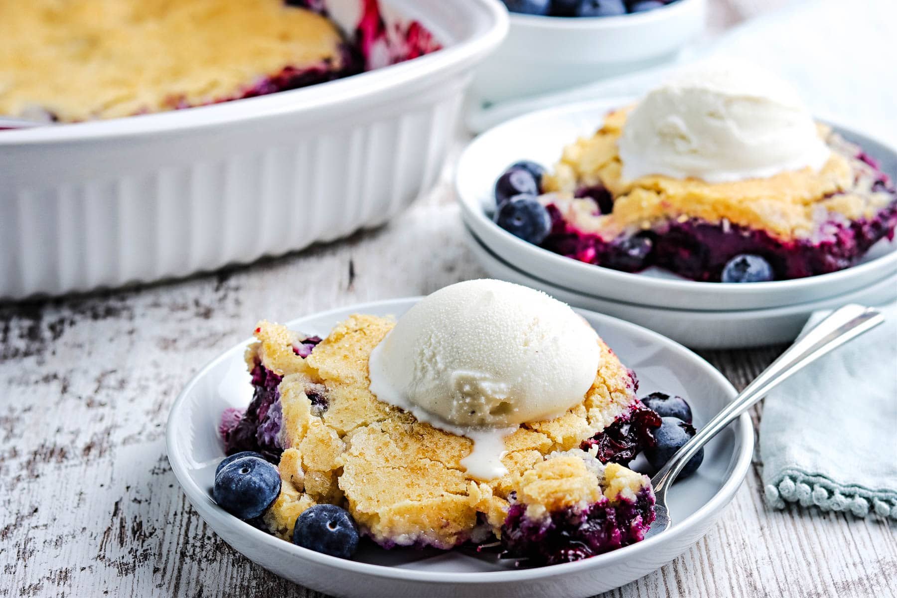 Old Fashioned Blueberry Cobbler
