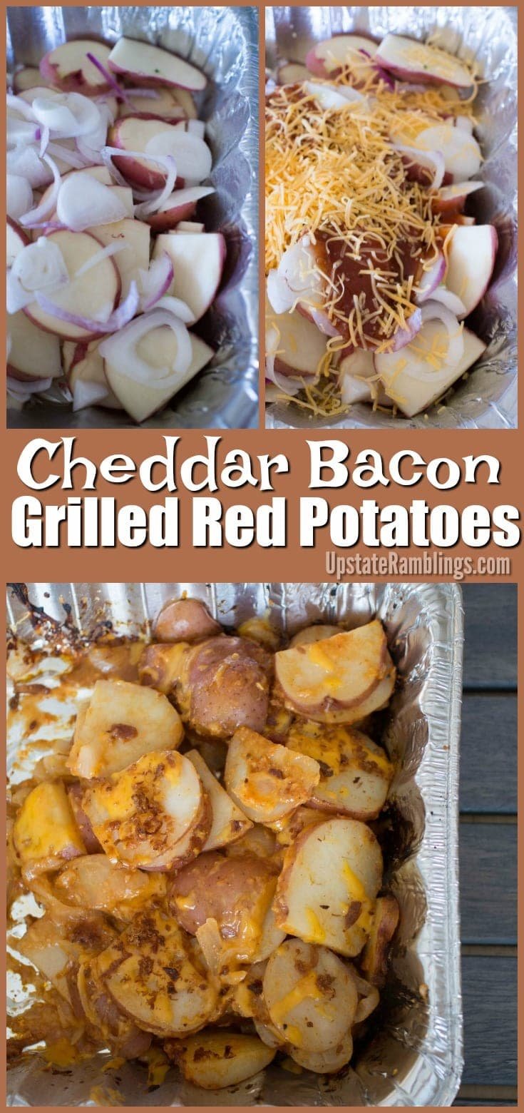 Cheddar Bacon Grilled Red Potatoes