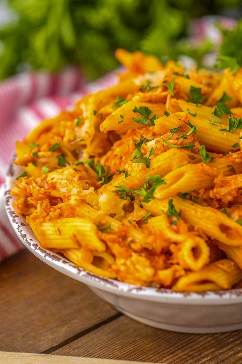 Chicken Parmesan Casserole is Cheesy, Gooey and Delicious