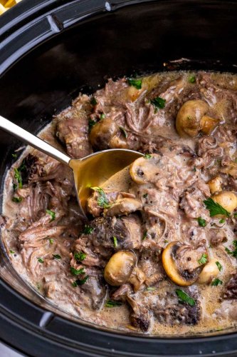 Rich & Creamy Slow Cooker Beef Stroganoff Without the Hassle
