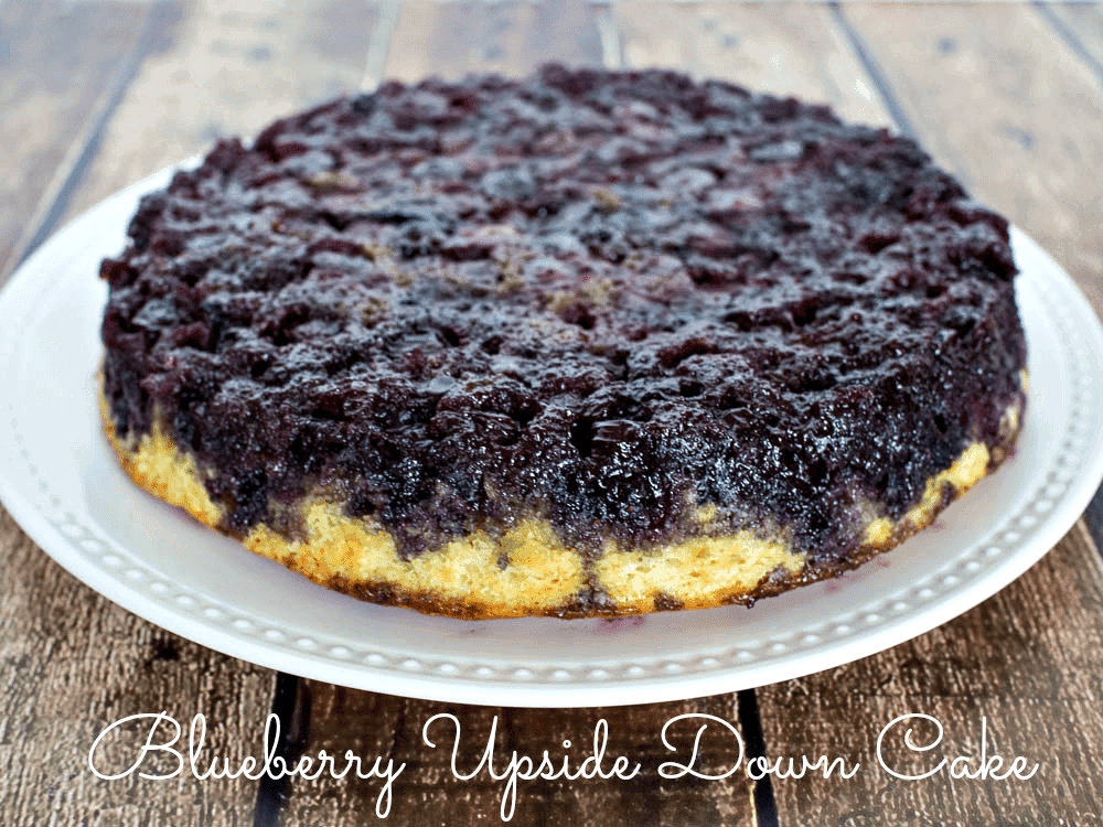 Blueberry Upside Down Cake