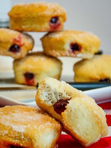Air Fryer Jelly Donuts Recipe