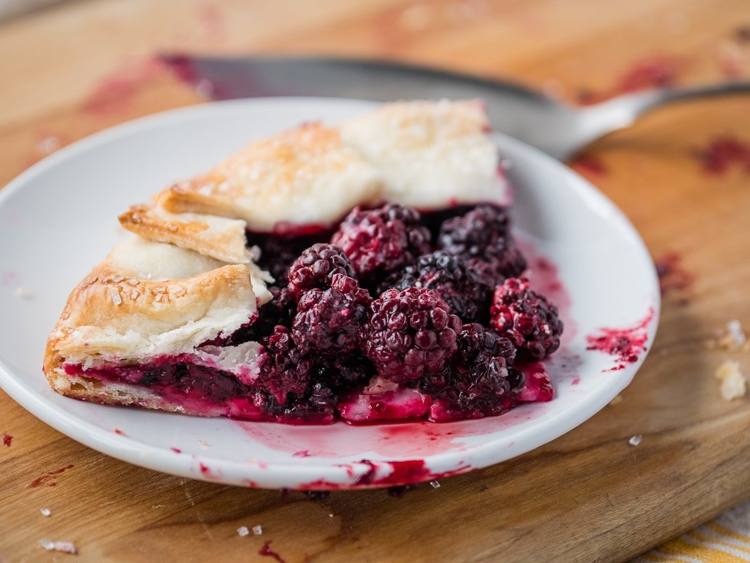 Easy Blackberry Galette