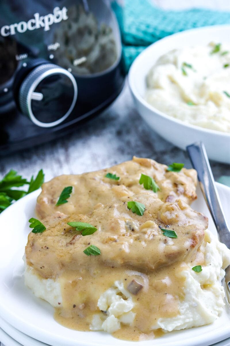 Crock Pot Pork Chops with Mushroom Soup