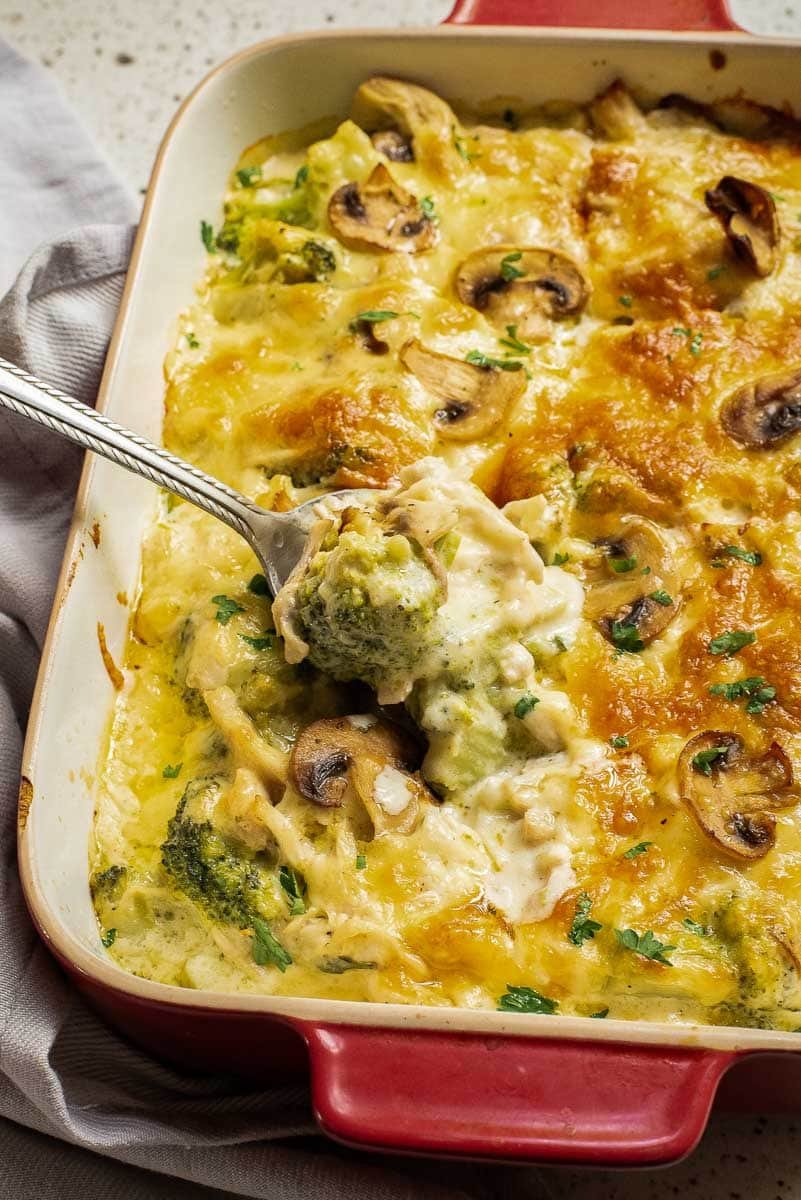 Broccoli Chicken Casserole with Leftover Chicken – Creamy, Cheesy and Delicious!