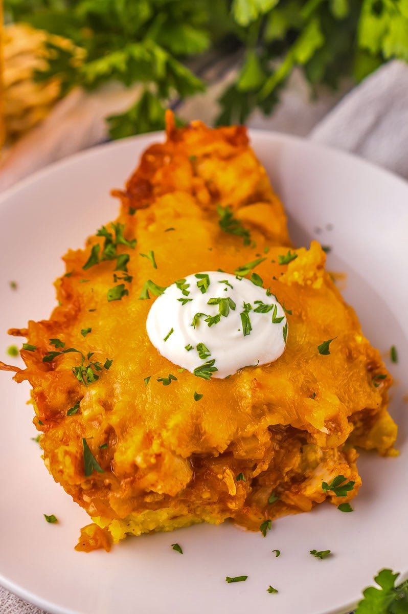 Leftover Chicken Magic! Chicken Tamale Pie is the Perfect Comfort Food