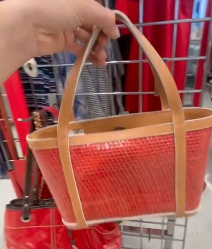 Wrap a Thrifted Bag in Fabric