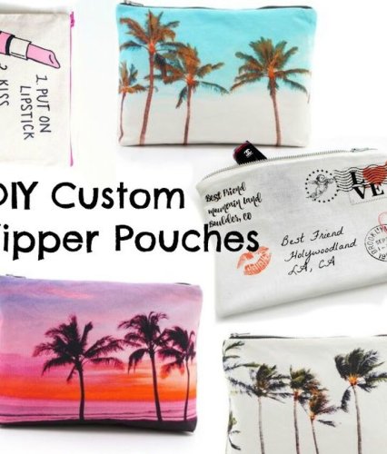 DIY Custom Zipper Pouch