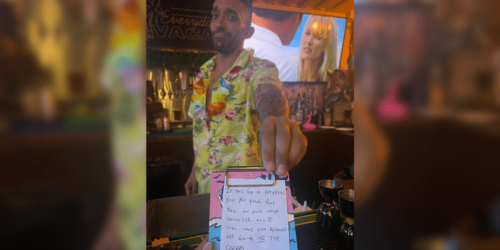 Bartender’s clever note helps two women escape harassment at a Florida bar