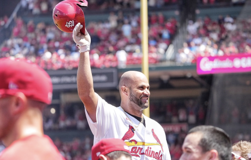 Albert Pujols pinch-hit a stunning grand slam for his 690th career home run, and MLB fans were amazed
