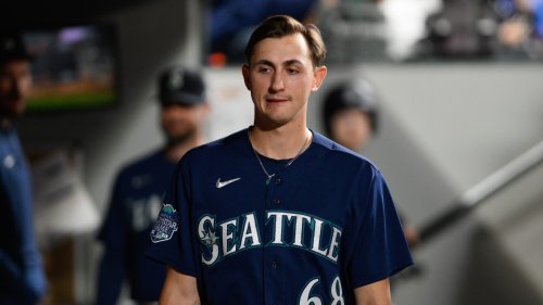 Mariners pitcher George Kirby struck by baseball thrown by fan from stands