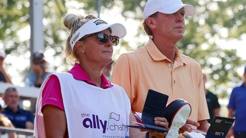 With husband Steve at the Ryder Cup, Nicki Stricker competes in first USGA event in 31 years