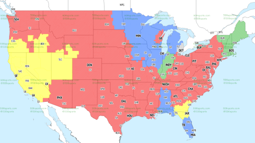 NFL Week 12 TV coverage maps | Flipboard