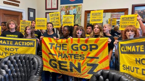 ‘GOP hates Gen Z’: Teens arrested after storming McCarthy’s office to protest shutdown