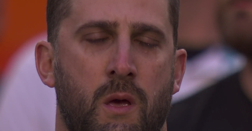 Nick Sirianni Crying During The National Anthem Became A Super Bowl ...