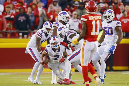 Bills Defense Breaks Down Taron Johnson’s Game-winning INT Vs. Chiefs ...